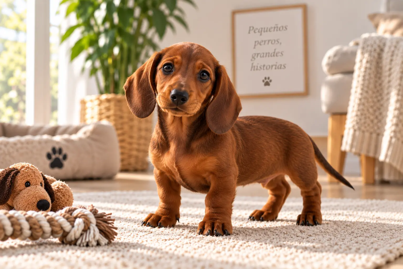 Cachorro Teckel de Alenell Miniaturas en Valencia
